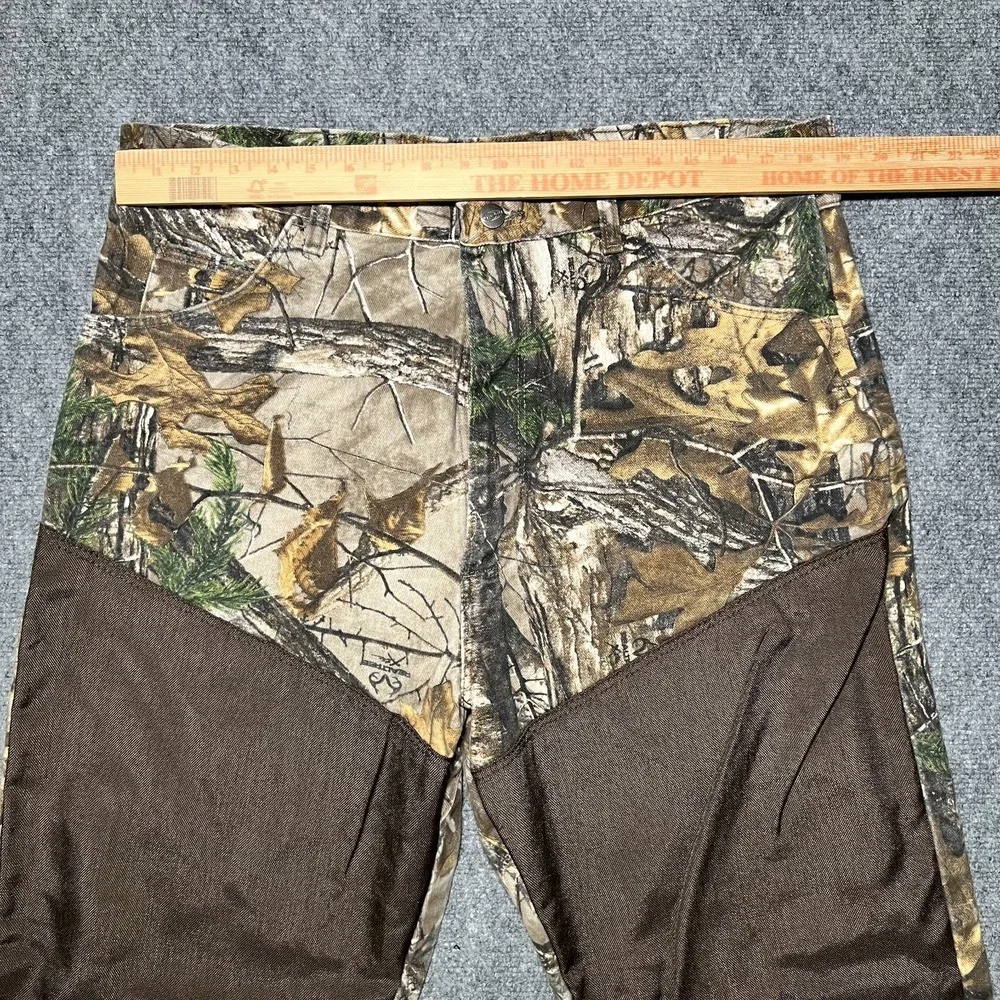Wrangler Pro Grear‎ Brush Guard Realtree Canvas Camo Hunting Jeans Men 40x34